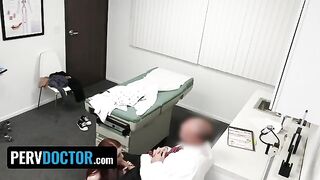 A young ginger girl visited a doctor to solve her health problems
