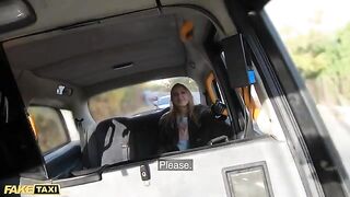 Jayla De Angelis wraps her gloves around cabbie's cock in steamy scene