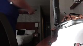 Babe fucked deep and raw in the ass in interracial scene