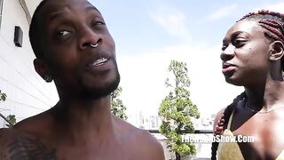The darkest Brazilian I have ever seen Fernanda Chocolatte getting fucked by a black guy