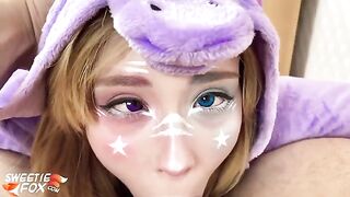 Best deepthroat blowjob moments in one hot compilation