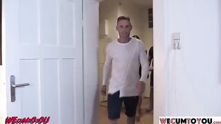 An amateur swingers party with many strangers who are eager to fuck