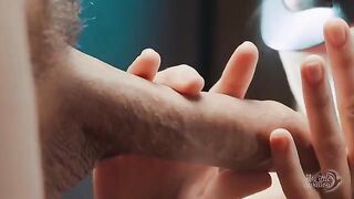 That's what a real cumslut should do with used condoms! Draining big fat load in 4K close up