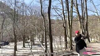 A day with Kleomodel ended with sex in the woods