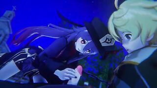 Hu Tao Genshin Impact 3D Hentai Remake Shortver with intense action