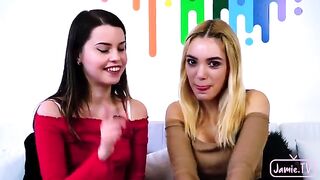 The cute girls Nico fucked in a steamy homemade threesome