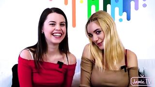 The cute girls Nico fucked in a steamy homemade threesome