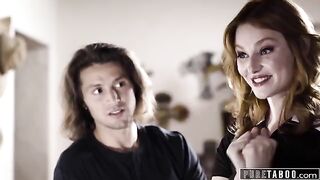 A manipulated Lacy Lennon fucks a widowed husband in remembrance of the past