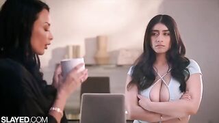 Teacher Anissa fucks student Violet in steamy lesson