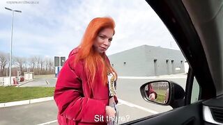I was walking when a stranger car stopped and offered me a lift