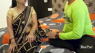 Desi Pari saves her daughter's marriage with a steamy stepmom scene