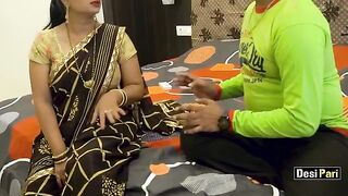 Desi Pari saves her daughter's marriage with a steamy stepmom scene