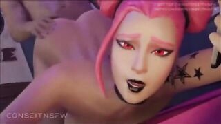 Hentai compilation featuring a smokin' hot babe from Fortnite in the haze