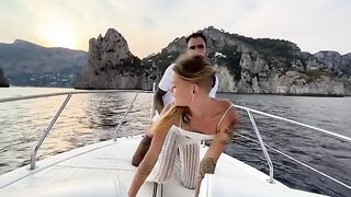 We fucked the captain of the boat on a Capri tour