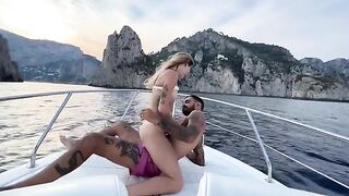 We fucked the captain of the boat on a Capri tour