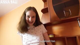 A girl was caught with a sex toy, so she had to engage in intimate act