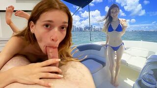 I took my GF Jessica Marie for a boat ride and we got intimate