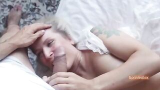 A sensual and passionate real couple enjoy each other in an intimate homemade session