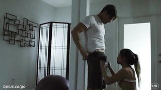 A couple gets down and dirty, showcasing their passionate connection in a steamy Bellesa Films scene