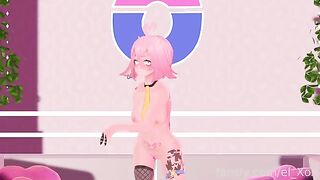 First-time anal sex with a popular virtual YouTuber model