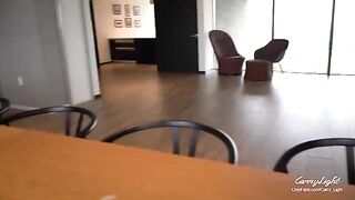 The stepson fucks his step mom’s tight ass while the dad is not home