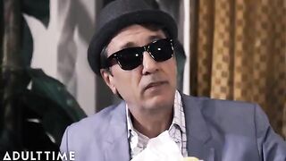Tattooed MILF Anna Bell Peaks gets fucked hard in public by a dirty old man