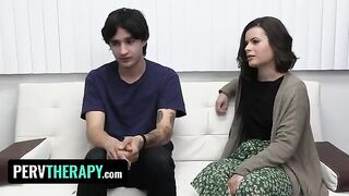 Doctor Aaliyah Love helps kinky stepsiblings in a steamy session