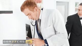 Doctor cures Kiki Daniels' cold feet with his massive cock in a steamy Brazzers scene