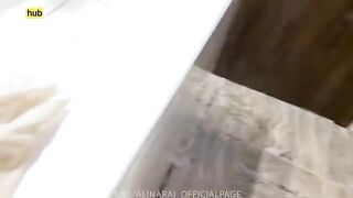 The young pervert spyed on his stepmom in the shower stall