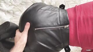 The bad girl fucks with her classmate and gets cum on clothes
