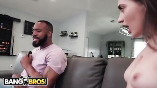 Petite teen Sera Ryder gets her tight pussy smashed by a huge BBC