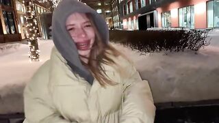 Babe from the street, no condom, wild ride with Californiababe