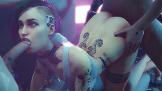 Cyberpunk 2077 compilation with Judy Alvarez and Panam Palmer in hardcore action