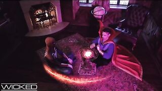 Deadpool, Captain Marvel, and Spiderman fuck in a thrilling parody