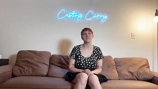 Casting Curvy: First porn for big titty art hoe with thick curves