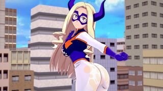 My Hero Academia Mt. Lady big tits hentai in POV style