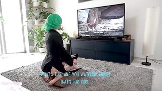 Tatsumaki cosplay gets fucked hard by Saitama in intense scene