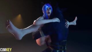 Big Cock Monster breeds with a Furry Cat Girl in 3D Porn