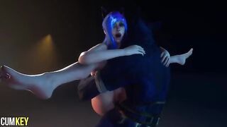 Big Cock Monster breeds with a Furry Cat Girl in 3D Porn