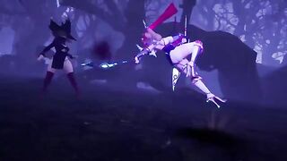 Under The Witch Alpha - Hero Alice Introduction (Footjob)