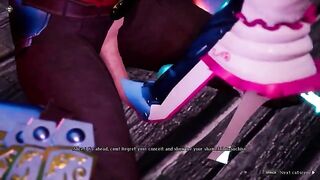 Under The Witch Alpha - Hero Alice Introduction (Footjob)