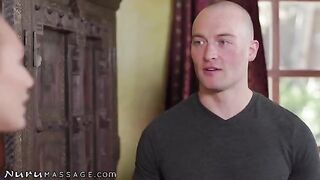 AJ Applegate gets naughty with her BFF's stepbrother in a steamy shower scene
