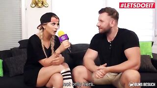 Hot ebony pornstar Josy Black fucks an amateur guy in hardcore action