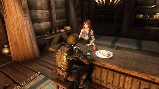 Ysolda's encounter with a traveler in her tavern, turned intimate