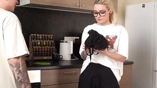 My wife has girlfriends, and one of them is a naughty blondie