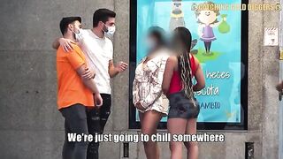 Two hot Mexican teens picked up from the bus stop for fun
