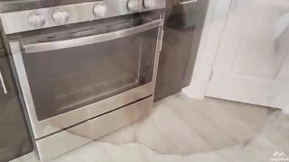 Panty Stuffing, Dildo Riding & Peeing Try-in-Haul - Grey Desire