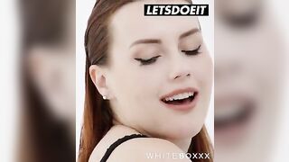 Charlie Red, the fiery Czech redhead, gets creampied in a steamy homemade scene