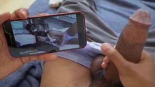 Lil D rubs one out to his own video featuring Julz Gotti