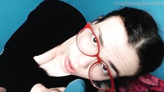 Nerdy redhead gets fucked by a horny Gabri ASMR